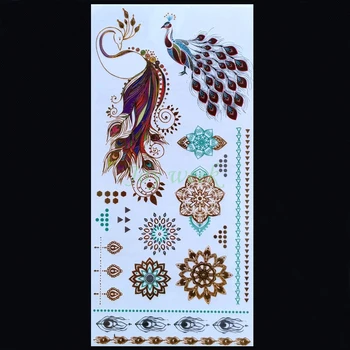 Waterproof Temporary gold tattoo Sticker phoenix mandala tatto stickers flash tatoo fake tattoos for women
Waterproof Temporary gold tattoo Sticker phoenix mandala tatto stickers flash tatoo fake tattoos for women