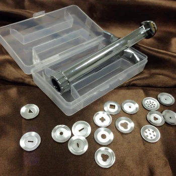 20pcs Stainless Steel Crowded Mud Machine Polymer Clay Extruder Sculpture Decorating Tool HG99
20pcs Stainless Steel Crowded Mud Machine Polymer Clay Extruder Sculpture Decorating Tool HG99