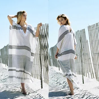 Women Cover Ups Swimwear For Beaches Beach Capes Swim Suit Robes Dress Plus Size Up New Cotton Striped Loose Swimming
Women Cover Ups Swimwear For Beaches Beach Capes Swim Suit Robes Dress Plus Size Up New Cotton Striped Loose Swimming