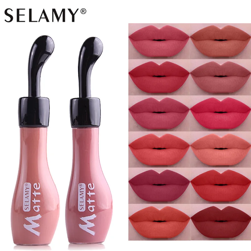SELAMY eggplant shape non-stick cup does not fade 24 color lip gloss waterproof matte lip glaze lip makeup cosmetics
SELAMY eggplant shape non-stick cup does not fade 24 color lip gloss waterproof matte lip glaze lip makeup cosmetics