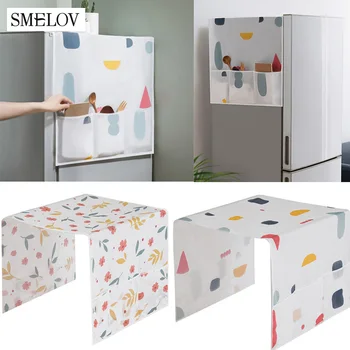 Geometric Refrigerator Dust Cover Waterproof PEVA Printing Washing Machine Cover Towel With Storage Bag Fridge Anti-dust cover 
Geometric Refrigerator Dust Cover Waterproof PEVA Printing Washing Machine Cover Towel With Storage Bag Fridge Anti-dust cover
