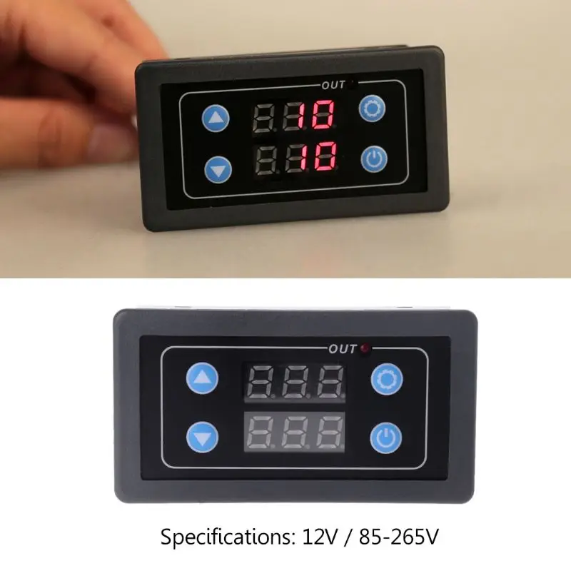 DC 12V AC 85-265V Mini LED Digital Time Relay Module Time Delay Relay Timer Cycle Time Control Switch
DC 12V AC 85-265V Mini LED Digital Time Relay Module Time Delay Relay Timer Cycle Time Control Switch