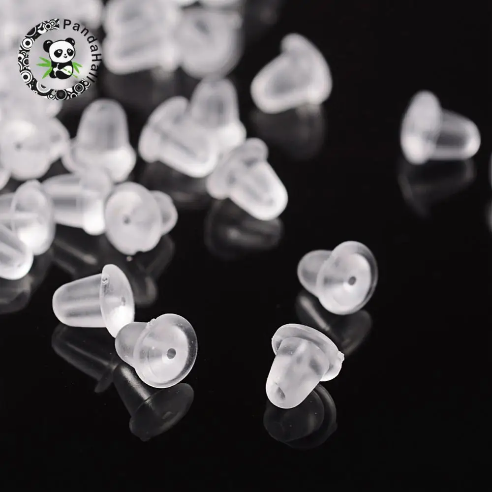 200pcs 4x4mm Clear Soft Plastic Earring Back Safty Bullet Stopper Ear Nut Findings Ear Plugs Hole: 1mm
200pcs 4x4mm Clear Soft Plastic Earring Back Safty Bullet Stopper Ear Nut Findings Ear Plugs Hole: 1mm
