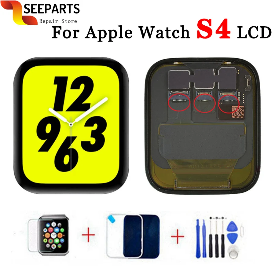 100% Tested Well For Apple watch Series 4 lcd Display Touch Screen Digitizer SERIES4 40mm 44mm Pantalla Series Watch S4 Screen
100% Tested Well For Apple watch Series 4 lcd Display Touch Screen Digitizer SERIES4 40mm 44mm Pantalla Series Watch S4 Screen