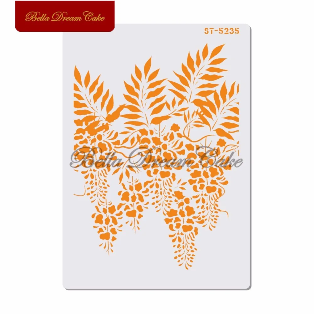 Wild Plant Leaves Cake Stencil Layering Plastic Stencils For DIY Scrapbooking Painting Drawing Stencils Template Cake Tool
Wild Plant Leaves Cake Stencil Layering Plastic Stencils For DIY Scrapbooking Painting Drawing Stencils Template Cake Tool