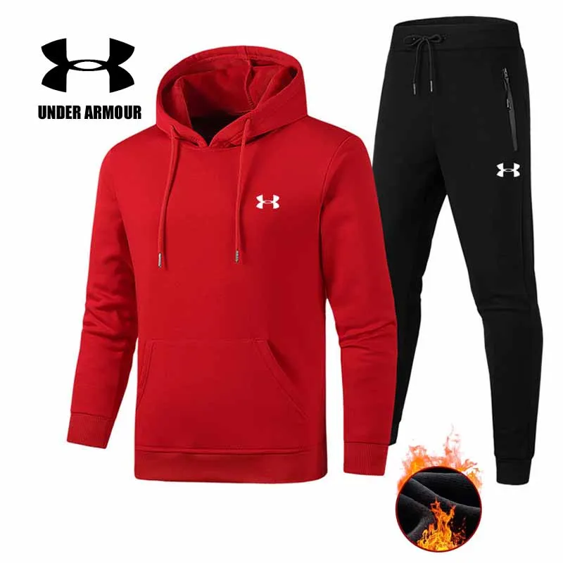 Under Armour Gym Clothing men warm sport suit 2 pieces velvet sweatshirt +pants jogging suits ropa deportiva hombre Asian size 
Under Armour Gym Clothing men warm sport suit 2 pieces velvet sweatshirt +pants jogging suits ropa deportiva hombre Asian size