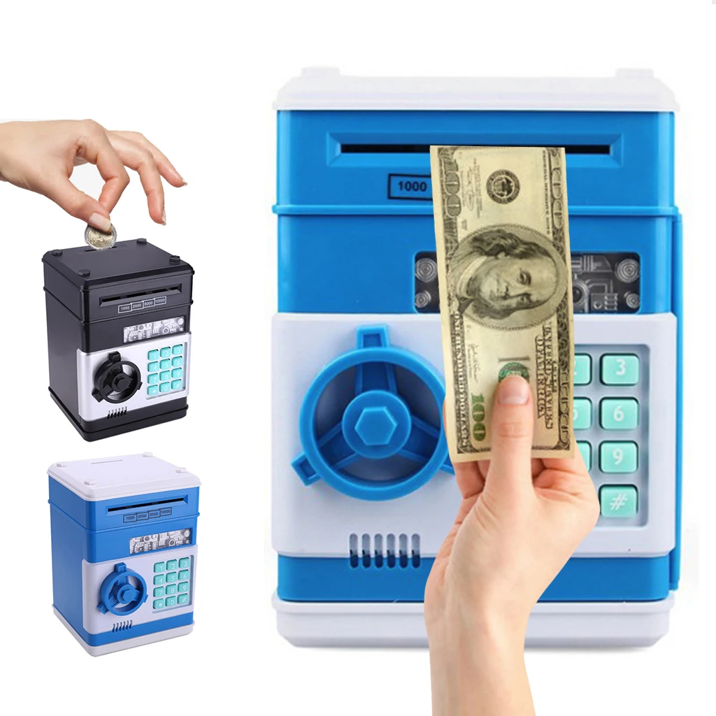 Electronic Piggy Bank Safe Money Box tirelire for Children Digital Cash Coins Saving Safe Deposit ATM Machine Birthday Gift Kids
Electronic Piggy Bank Safe Money Box tirelire for Children Digital Cash Coins Saving Safe Deposit ATM Machine Birthday Gift Kids