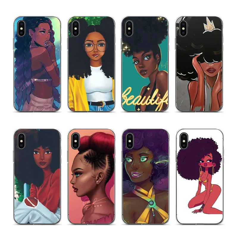Aiboduo Black Girl Magic Melanin Poppin Soft silicone Cover case For iPhone X XSMax XS XR 7 7Plus 8 8plus 5S 6 6s 6plus TPU case
Aiboduo Black Girl Magic Melanin Poppin Soft silicone Cover case For iPhone X XSMax XS XR 7 7Plus 8 8plus 5S 6 6s 6plus TPU case