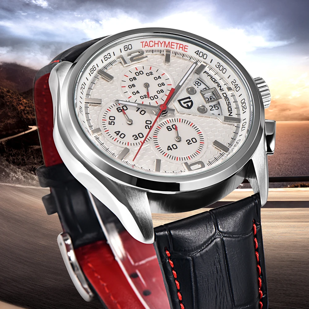 PAGANI DESIGN Men Casual Leather Quartz Chronograph Sport Watch Mens Watches Top Brand Luxury Male Clock Relogio Masculino
PAGANI DESIGN Men Casual Leather Quartz Chronograph Sport Watch Mens Watches Top Brand Luxury Male Clock Relogio Masculino