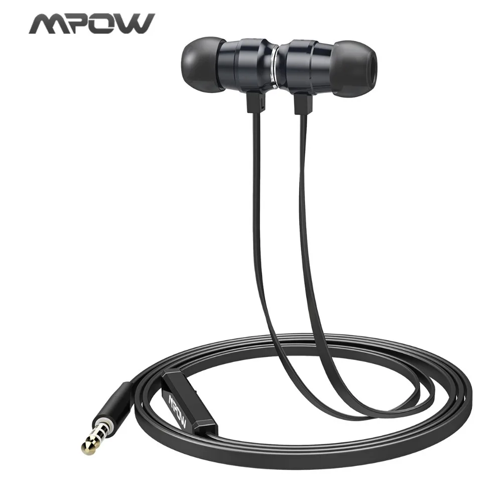 Mpow In-Ear Wired Metal Earphone Magnetic & Tangle-free Earbuds 3.5mm Jack Stereo Earphone For iPhone Android Tablet MP3/4
Mpow In-Ear Wired Metal Earphone Magnetic & Tangle-free Earbuds 3.5mm Jack Stereo Earphone For iPhone Android Tablet MP3/4