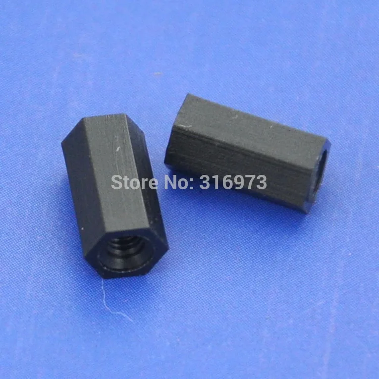 (10 pcs/lot ) 8mm/0.32" Black Nylon M2 Threaded Hex Female-Female Standoff Spacer.
(10 pcs/lot ) 8mm/0.32" Black Nylon M2 Threaded Hex Female-Female Standoff Spacer.