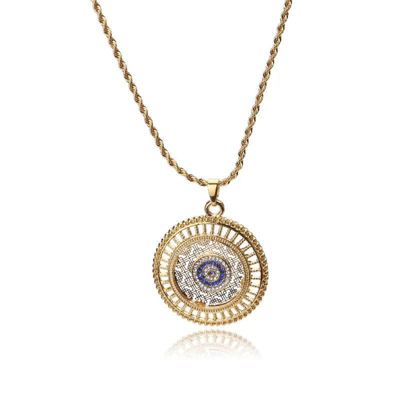 Evil Eye new fashion 53*53mm trendy Evil Eye Necklaces for Women Gold Color eye Necklace Women Girls Pendants Good Luck Gifts
Evil Eye new fashion 53*53mm trendy Evil Eye Necklaces for Women Gold Color eye Necklace Women Girls Pendants Good Luck Gifts