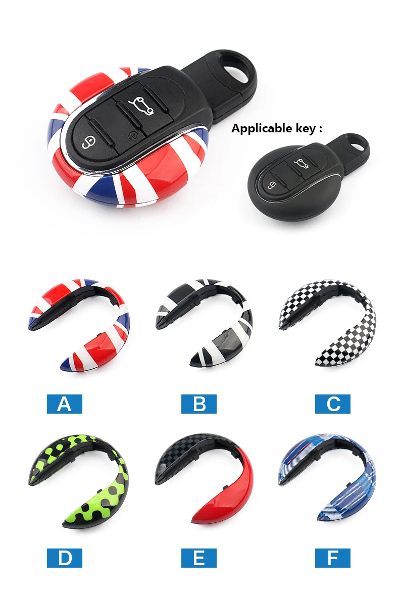 Car Key Shell Cover Protector Case Keychain for Mini Cooper JCW F57 F56 F55 F54 F60 Countryman Accessories Car Styling (3)