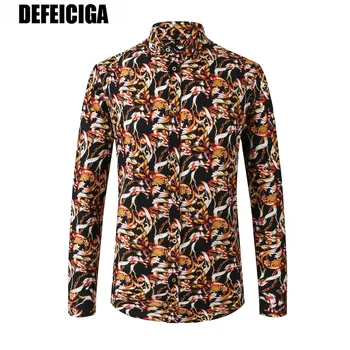 2019 DEFEICIGA New Mens Long Sleeve Hawaiian Shirts Cotton Casual Floral Shirts Regular Plus Size 7XL Mens clothing Fashion 034
2019 DEFEICIGA New Mens Long Sleeve Hawaiian Shirts Cotton Casual Floral Shirts Regular Plus Size 7XL Mens clothing Fashion 034