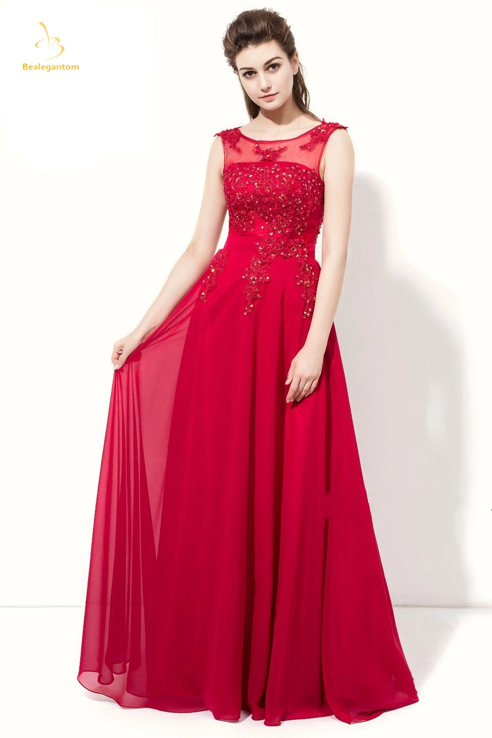 Bealegantom Real Photo 2019 Scoop Prom Dresses With Beaded Lace Up Formal Evening Party Gowns Vestido In Stock QA1373
Bealegantom Real Photo 2019 Scoop Prom Dresses With Beaded Lace Up Formal Evening Party Gowns Vestido In Stock QA1373