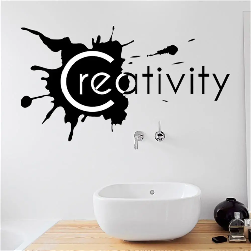 57x32cm Creativity Wall Lettering Words Decal Removable Room Decal Vinyl Quote Sticker Art Home Decor Wall Paper DIY Art A-196
57x32cm Creativity Wall Lettering Words Decal Removable Room Decal Vinyl Quote Sticker Art Home Decor Wall Paper DIY Art A-196