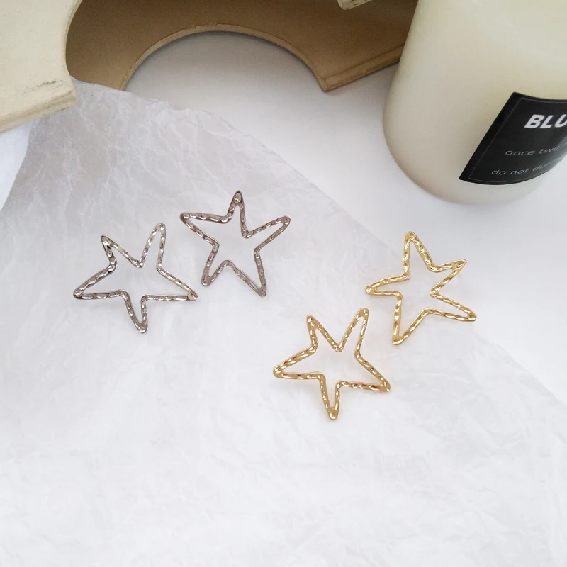 Fashion Simple Geometry Irregular Hollow Pentagram Stars Stud Earrings For Women Wedding Party Jewelry Accessories For Gift
Fashion Simple Geometry Irregular Hollow Pentagram Stars Stud Earrings For Women Wedding Party Jewelry Accessories For Gift