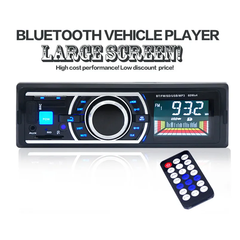 Car In-Dash Stereo Audio MP3 Player Radio Receiver Bluetooth USB SD AUX FM Remote Control Auto Mp3 Car-styling
Car In-Dash Stereo Audio MP3 Player Radio Receiver Bluetooth USB SD AUX FM Remote Control Auto Mp3 Car-styling