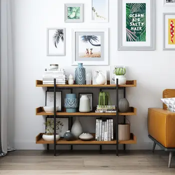 DEWEL 36.2” Bookshelf Industrial Bookcase Vintage 3-Shelf Open Display Bookshelf for Office Home
DEWEL 36.2” Bookshelf Industrial Bookcase Vintage 3-Shelf Open Display Bookshelf for Office Home