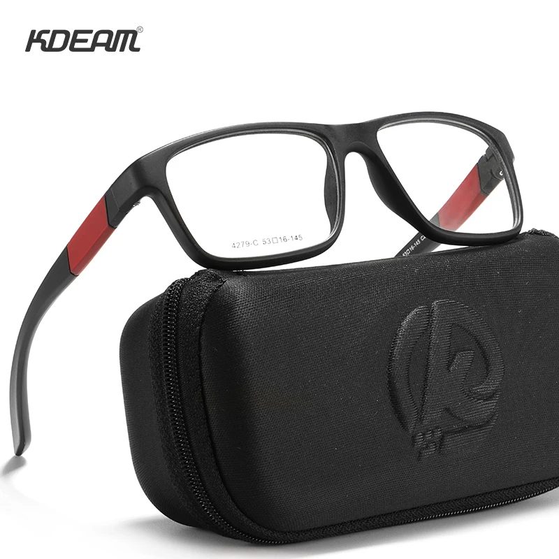 KDEAM Ultra Light TR90 Glasses Frame Outdoor Sport Eyeglasses for Myopia Lens Spectacles Eyewear
KDEAM Ultra Light TR90 Glasses Frame Outdoor Sport Eyeglasses for Myopia Lens Spectacles Eyewear