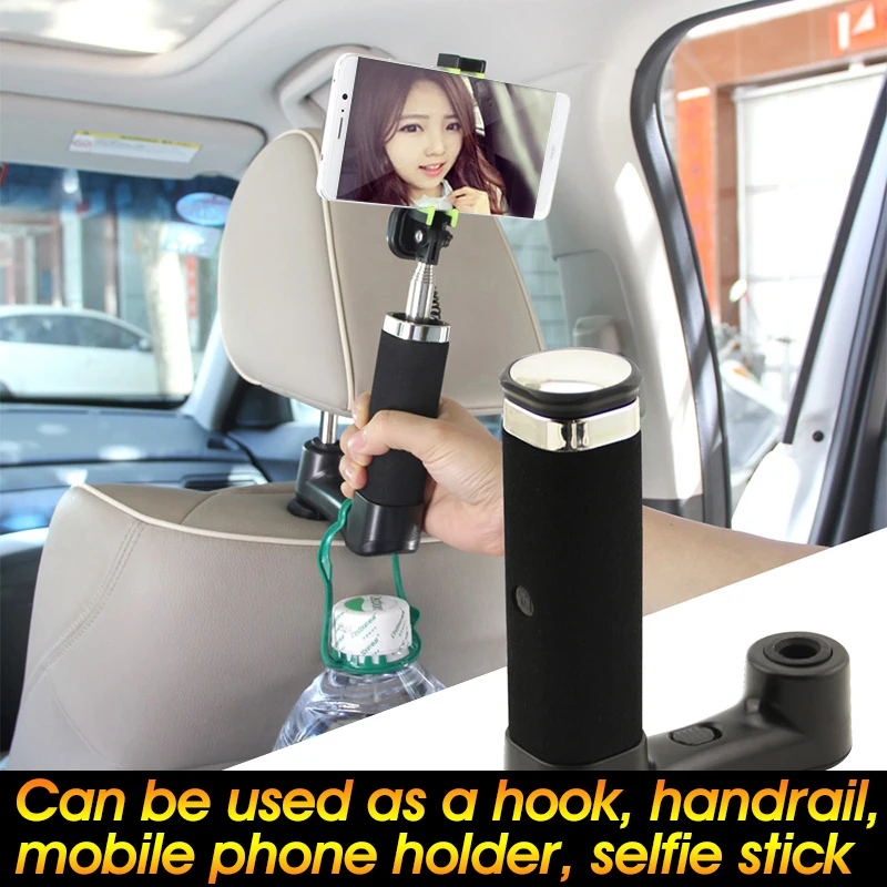 Multiple use car headrest hook Handrail Auto clips holder for phone bag Seat back hanger With selfie sticks Emergency hammer
Multiple use car headrest hook Handrail Auto clips holder for phone bag Seat back hanger With selfie sticks Emergency hammer