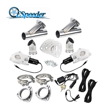 ESPEEDER 2.5 Inch Exhaust System Exhaust Cutout Stainless Steel Y Headers Catback Pair Manual Switch Cut Out Pipe Kit
ESPEEDER 2.5 Inch Exhaust System Exhaust Cutout Stainless Steel Y Headers Catback Pair Manual Switch Cut Out Pipe Kit