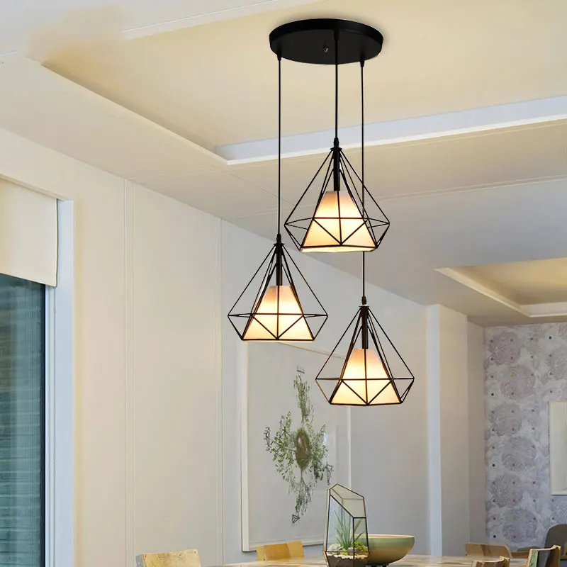 Industrial wind iron hanging cage pendant light retro clothing store cafe study bar dining room light multi heads pendan lamp
Industrial wind iron hanging cage pendant light retro clothing store cafe study bar dining room light multi heads pendan lamp