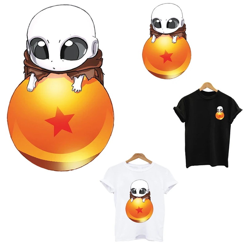 Dragon Ball thermo stickers on clothes stripes application of one heat-sensitive patches iron on transfers for clothing applique
Dragon Ball thermo stickers on clothes stripes application of one heat-sensitive patches iron on transfers for clothing applique
