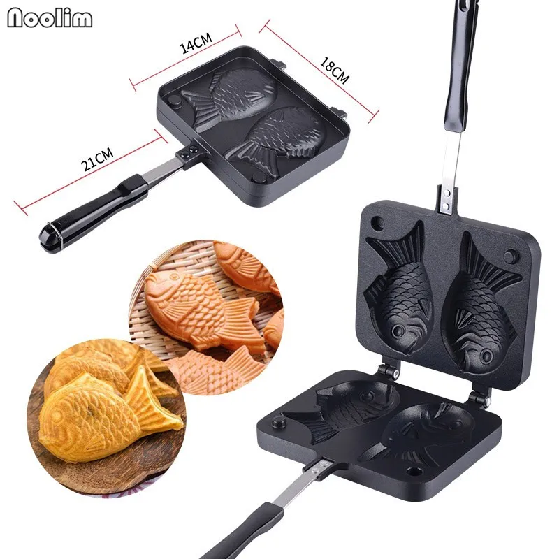 NOOLIM 1PC Home DIY Kids's Breakfast Family BBQ Baking Tool Fish Shape Waffle Mold Maker Cake Pan Mould Kitchen Tools 
NOOLIM 1PC Home DIY Kids's Breakfast Family BBQ Baking Tool Fish Shape Waffle Mold Maker Cake Pan Mould Kitchen Tools
