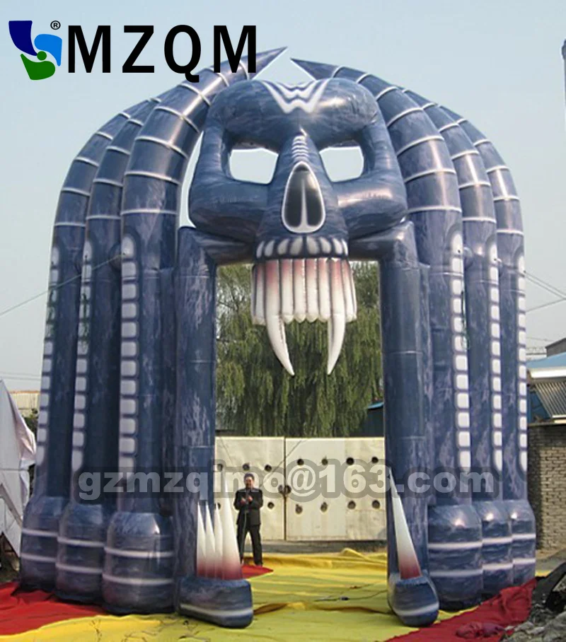 free-shipping-hot-sale-halloween-Skull-decoration-inflatable-arch