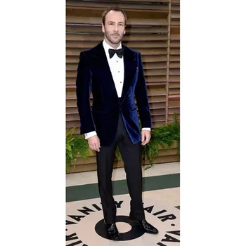 2018 Tailored mens Blue velvet wedding suits for men peak lapel Groom men suit terno costume homme tuxedos (jacket+Pants+bowtie)
2018 Tailored mens Blue velvet wedding suits for men peak lapel Groom men suit terno costume homme tuxedos (jacket+Pants+bowtie)