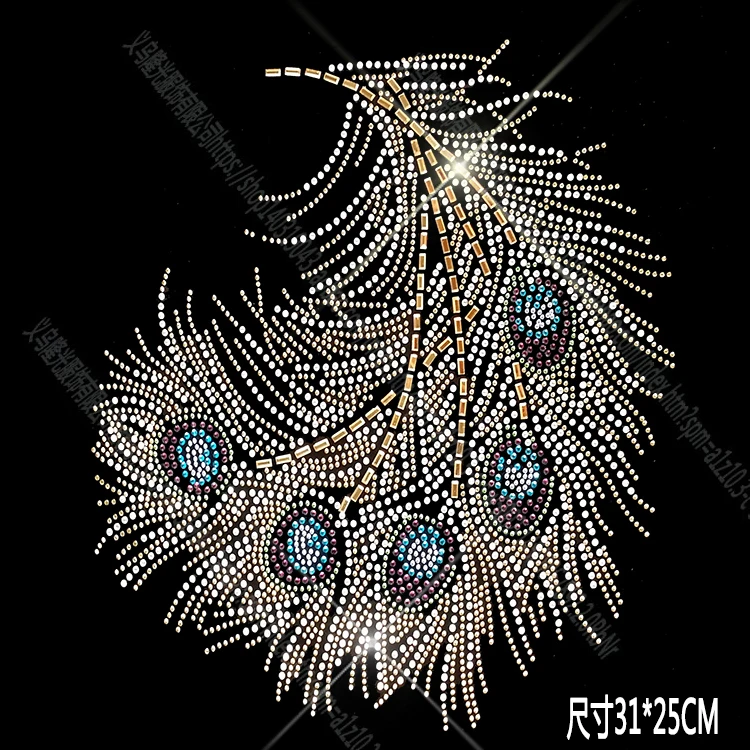 big size feather motif rhinestones fix iron on Rhinestone transfer heat beads patch applique clothing bag decoration patches
big size feather motif rhinestones fix iron on Rhinestone transfer heat beads patch applique clothing bag decoration patches