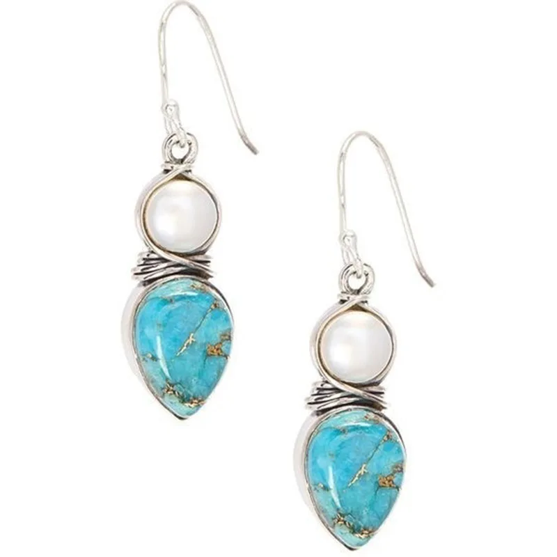 1 Pair Bohemian Pendientes Silver Color Pearl Dangle Earrings for Women Jewelry Wedding Brincos Bride Engagement Earring Gifts
1 Pair Bohemian Pendientes Silver Color Pearl Dangle Earrings for Women Jewelry Wedding Brincos Bride Engagement Earring Gifts