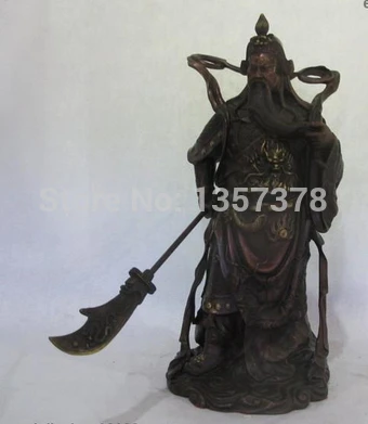 shitou 00677 17"Chinese Red Bronze Copper Dragon Guan Gong Guan yu warrior Mars Statue
shitou 00677 17"Chinese Red Bronze Copper Dragon Guan Gong Guan yu warrior Mars Statue