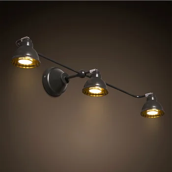 Contemporary contracted Lens headlight lens ark Special wall lamp Nordic Bedroom bathroom 3 head wrought iron wall lamp
Contemporary contracted Lens headlight lens ark Special wall lamp Nordic Bedroom bathroom 3 head wrought iron wall lamp