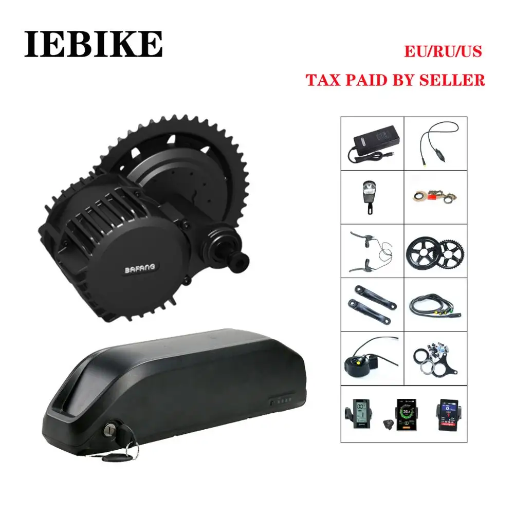 36V500W Bafang BBS02 Brushless Mid Drive Motor Ebike Conversion Kit Electric Bike Kit with 36V15.6AH Li-ion Battery Bike Engine
36V500W Bafang BBS02 Brushless Mid Drive Motor Ebike Conversion Kit Electric Bike Kit with 36V15.6AH Li-ion Battery Bike Engine