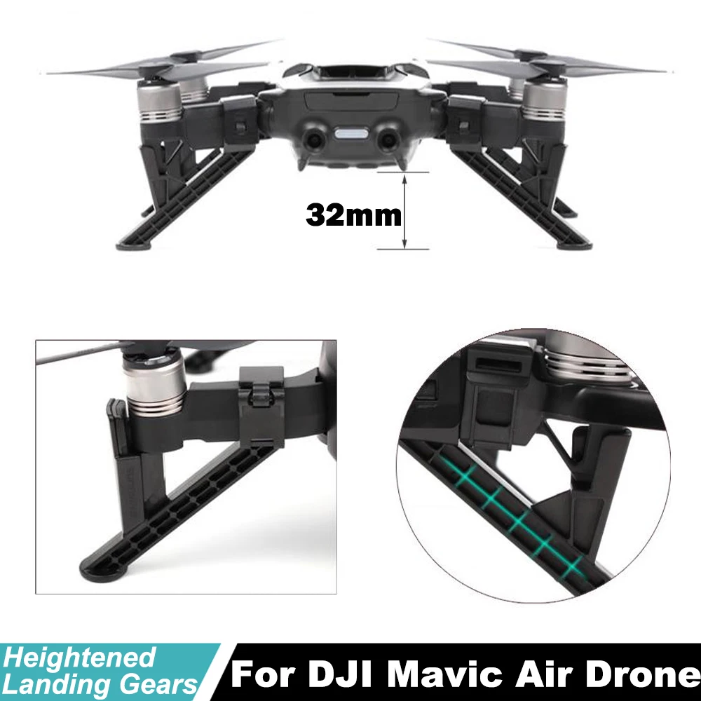 Mavic Air 32mm Heightened Landing Gears Stabilizer Extensded Support Leg Prop Protector for DJI MAVIC Air Drone accessories
Mavic Air 32mm Heightened Landing Gears Stabilizer Extensded Support Leg Prop Protector for DJI MAVIC Air Drone accessories