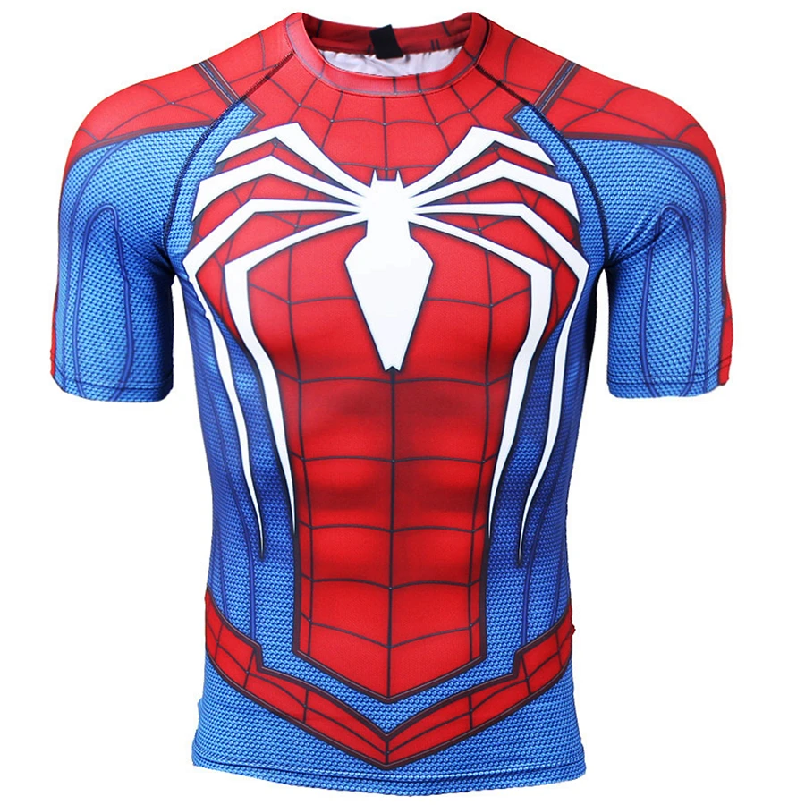 spiderman short sleeve t shirt men  (2)