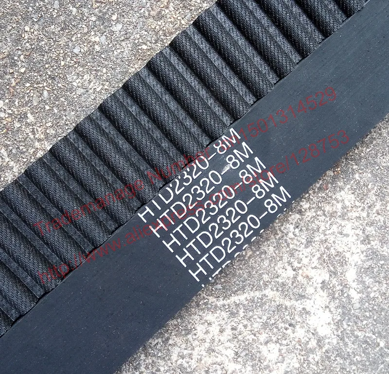 1pc 2320-HTD 8M-25 Timing belt length 2320mm width 25mm 290 teeth pitch 8mm Neoprene Rubber HTD8M STD S8M freeshipping
1pc 2320-HTD 8M-25 Timing belt length 2320mm width 25mm 290 teeth pitch 8mm Neoprene Rubber HTD8M STD S8M freeshipping