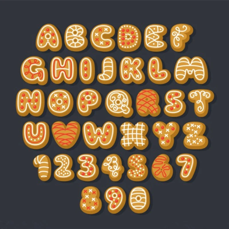 Baking Pastry Mold Letter Fondant Cookie Cutter 26pcs Upper Lowercase Alphabet Number Cake Decoration Tools
Baking Pastry Mold Letter Fondant Cookie Cutter 26pcs Upper Lowercase Alphabet Number Cake Decoration Tools