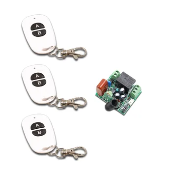 Hot Selling AC 220V RF Wireless Mini Switch Relay Receiver Remote Controllers for Light Switch + White A B Key Transmitter
Hot Selling AC 220V RF Wireless Mini Switch Relay Receiver Remote Controllers for Light Switch + White A B Key Transmitter
