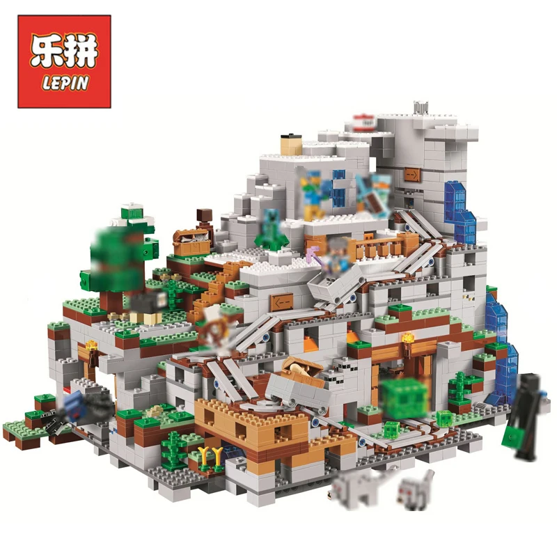 DHL Lepin Set 18032 18008 Minecrafted Figure Village Mountain Cave Model Building Kits Blocks Bricks Educational Toy 21137 21128
DHL Lepin Set 18032 18008 Minecrafted Figure Village Mountain Cave Model Building Kits Blocks Bricks Educational Toy 21137 21128