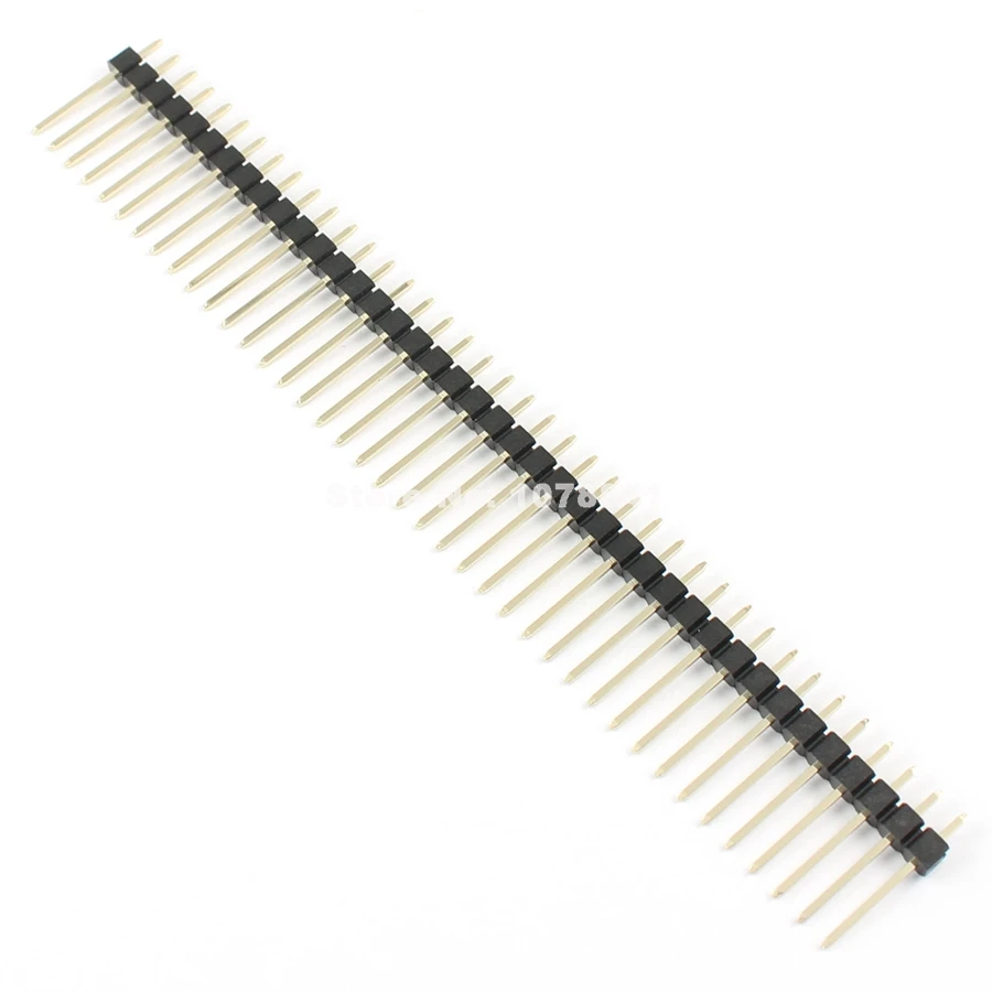10 Pcs Per Lot 2.54mm 40 Pin Male Single Row Straight Pin Header Strip Pin Length 15mm
10 Pcs Per Lot 2.54mm 40 Pin Male Single Row Straight Pin Header Strip Pin Length 15mm