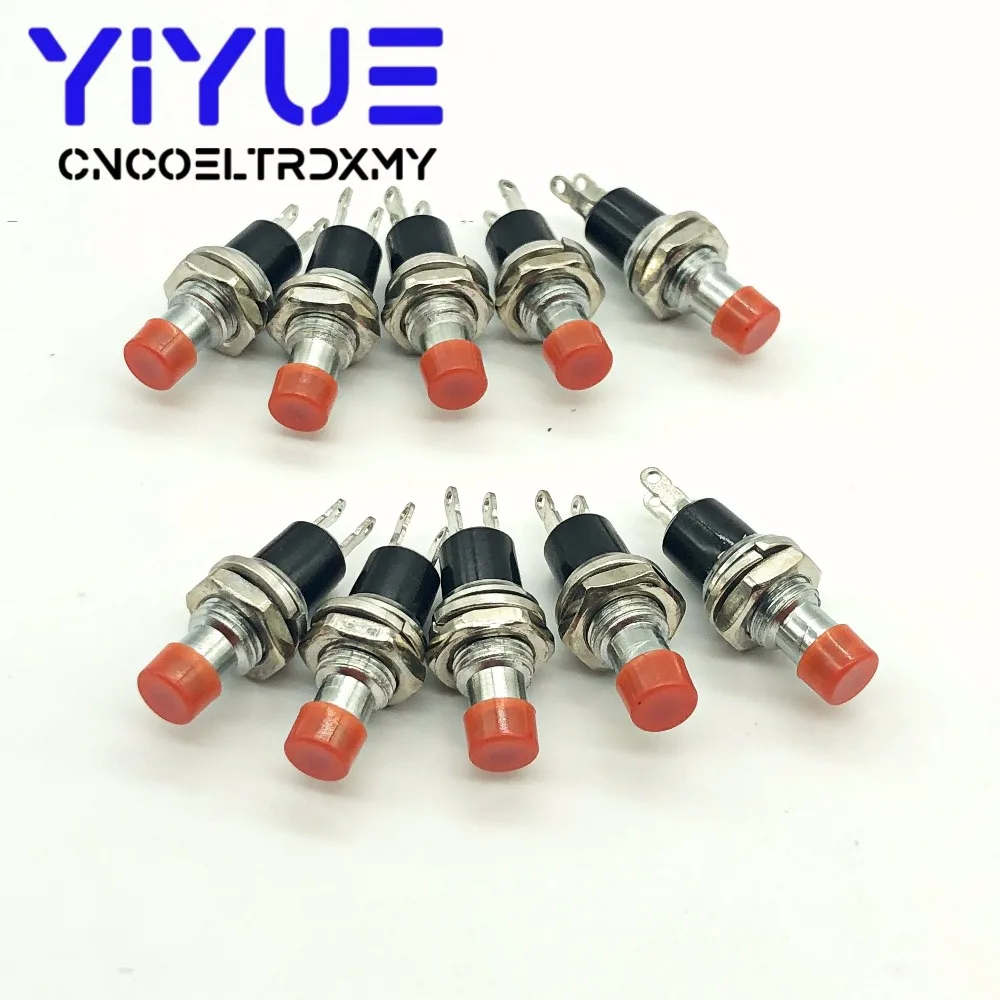 10pcs/lots 7mm Thread Red 2 Pins On/Off Push Button Switch Mini Lockless Momentary Switch PBS-110
10pcs/lots 7mm Thread Red 2 Pins On/Off Push Button Switch Mini Lockless Momentary Switch PBS-110