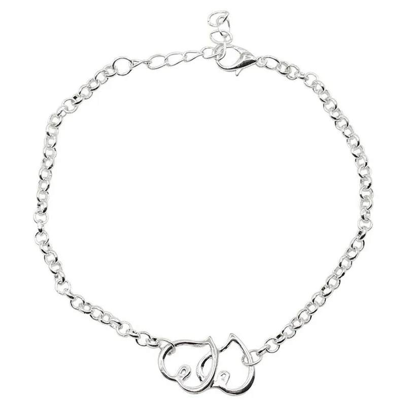 Women Double Heart Charm Anklet Bracelet Barefoot Sandal Summer Beach Foot Jewelry Toe Ring Anklet Bracelet(Silver)
Women Double Heart Charm Anklet Bracelet Barefoot Sandal Summer Beach Foot Jewelry Toe Ring Anklet Bracelet(Silver)