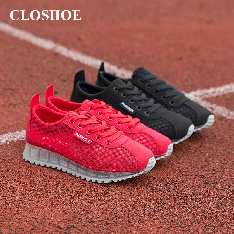 CLOSHOE Summer Net Face Breathable Net Shoes Women's Flat Bottom Jock Student Sneakers Women's Running Loafers
CLOSHOE Summer Net Face Breathable Net Shoes Women's Flat Bottom Jock Student Sneakers Women's Running Loafers