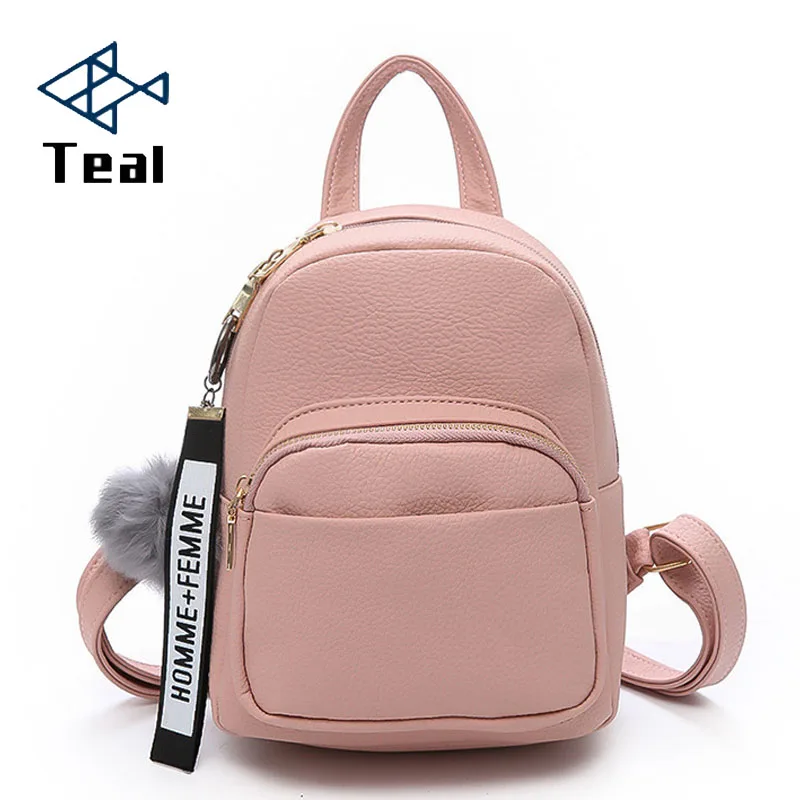 2020 Female Mini Backpacks soft pu leather Students Ball Pendant Shoulder Schoolbags Women Fashion Small Travel Bags
2020 Female Mini Backpacks soft pu leather Students Ball Pendant Shoulder Schoolbags Women Fashion Small Travel Bags