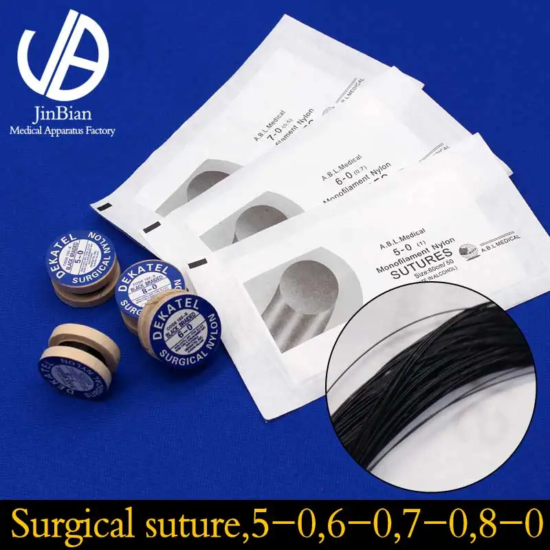 High quality medical polymer materials surgical suture black double eyelid plastic surgery medical and surgical tools
High quality medical polymer materials surgical suture black double eyelid plastic surgery medical and surgical tools