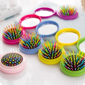 1 Pc New Makeup Comb Hair Brush Pro Styling Tool Portable Mini Folding Comb Airbag Massage Round Travel Hair Brush with Mirror
1 Pc New Makeup Comb Hair Brush Pro Styling Tool Portable Mini Folding Comb Airbag Massage Round Travel Hair Brush with Mirror