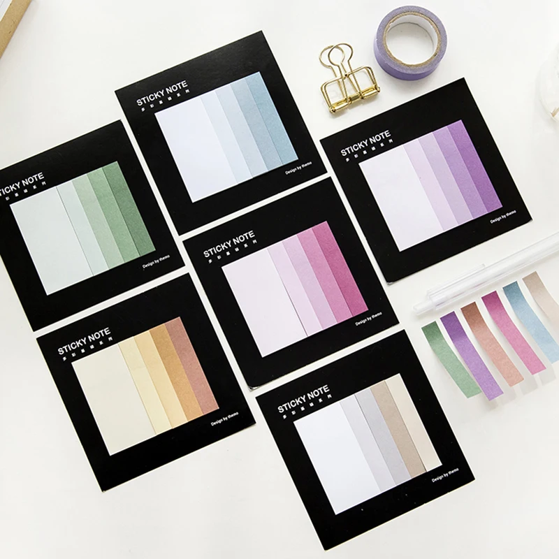 30sheets/lot Gradient Watercolor Japanese Notebook Memo Pad Self-Adhesive Sticky Notes Office School Supplies Memo Pad
30sheets/lot Gradient Watercolor Japanese Notebook Memo Pad Self-Adhesive Sticky Notes Office School Supplies Memo Pad